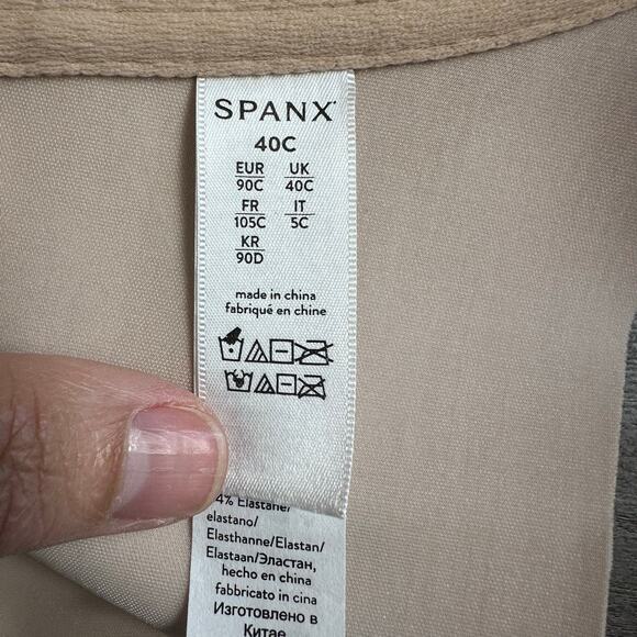 NWT Spanx Up for Anything Strapless Bra 40C with straps Beige - Picture 3 of 6